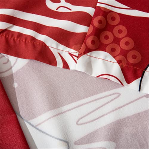 Unisex 3/4 Sleeve Shawl Cardigan Cosplay Streetwear Beach Shirt Blouse for Men Japanese Yukata Kimonos4