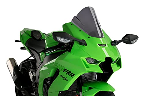 Amazon | Puig 20541F Z-RACING SCREEN [DARK SMOKE] ZX-10R (21-)/ ZX