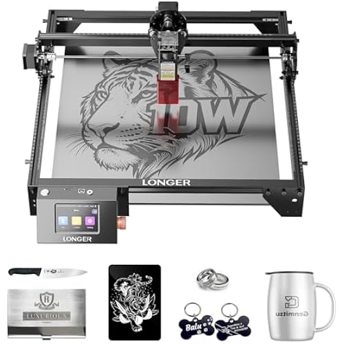 Longer New Upgrade RAY5 Laser Engraver Cutter,Working Area 15.75"×15.76"