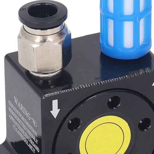 Pneumatischer Turbinenvibrator G1/8 Zoll Luftturbinenoszillator mit Einstellbarer Frequenz Geräuscharm für Industrielle Anwendungen Vibrationsgerät