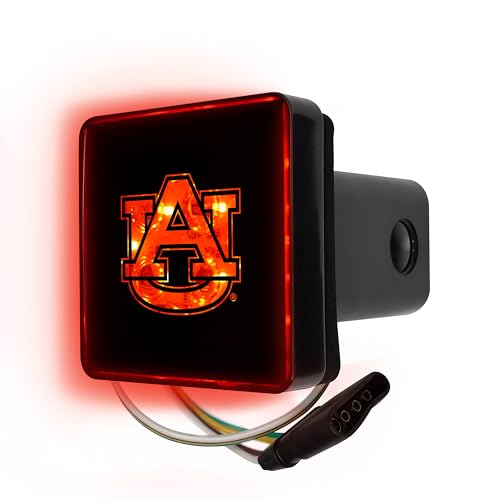 FANMATS NCAA Auburn Tigers Lighted Hitch Cover