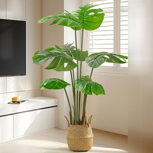 引っ越しの為値下げ中【造花 人工観葉植物 フェイクグリーン 大型 150cm】 Amazon｜HGJH 大型観葉植物 フェイク フェイクグリーン 大型