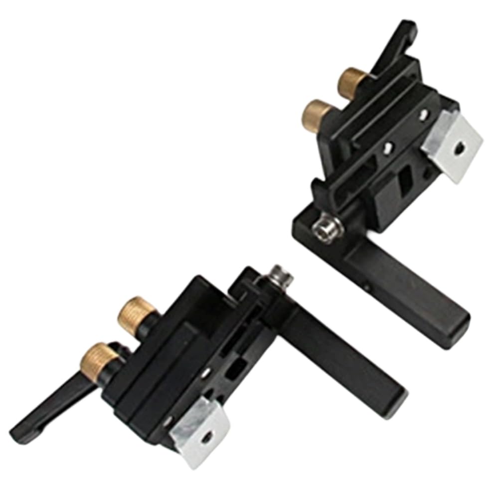 IJSDNVJNDX Aluminum T-Rail Sliding Limiter, 45-Type T-Rail, Beveled Rail Sliding Stopper, Woodworking Tools