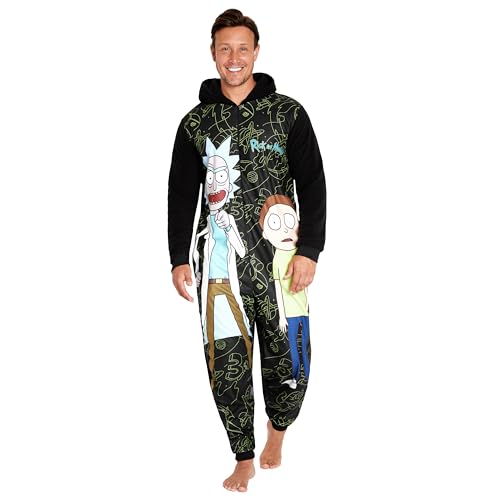 RICK AND MORTY Pijama Entero Hombre - Mono Pijama Hombre Polar