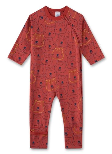 Sanetta Baby-Jungen 222077 Overall Long, Allover, rot, 68