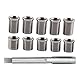 Zündkerzen Reparatur Set, Zündkerzengewinde-Reparaturwerkzeug M10x1.0 Bolzen + M12x1.0 Gewindebohrer Autozubehör Hardware-Kit Gewindereparaturset