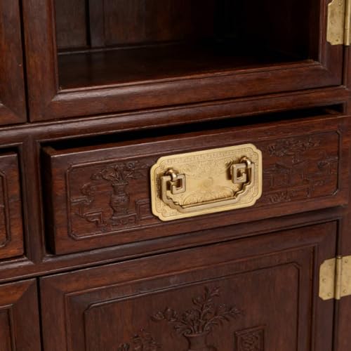 Poignée antique en laiton pour placard et commode de chambre à coucher