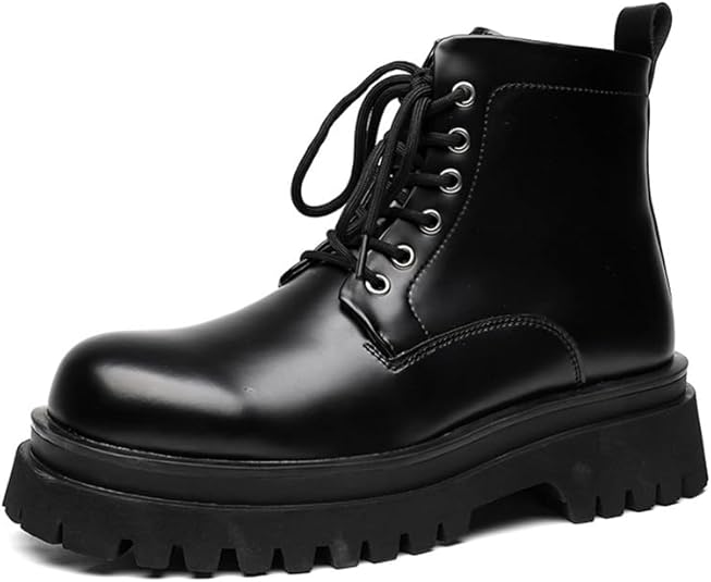 Amazon | [chuyaqisi] メンズ 7cm身長アップ シークレットブーツ 厚底