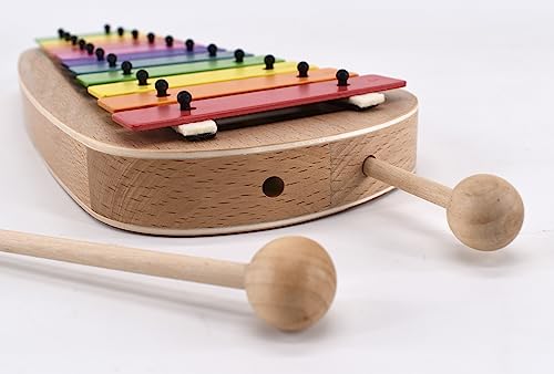 Voggenreiter Voggy’s großes Glockenspiel – Tonumfang: C3-F4 Zusatztöne F# und B die ideale Wahl für die musikalische Früherziehung! Jede Klangplatte ist gestimmt!