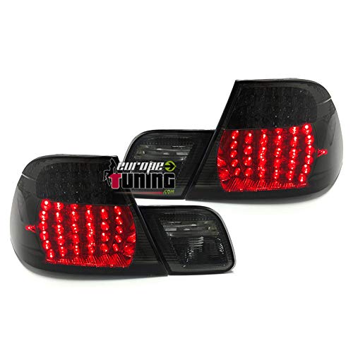 Feux fumés noirs à LEDs série 3 E46 coupé pour remplacer vos optiques usés