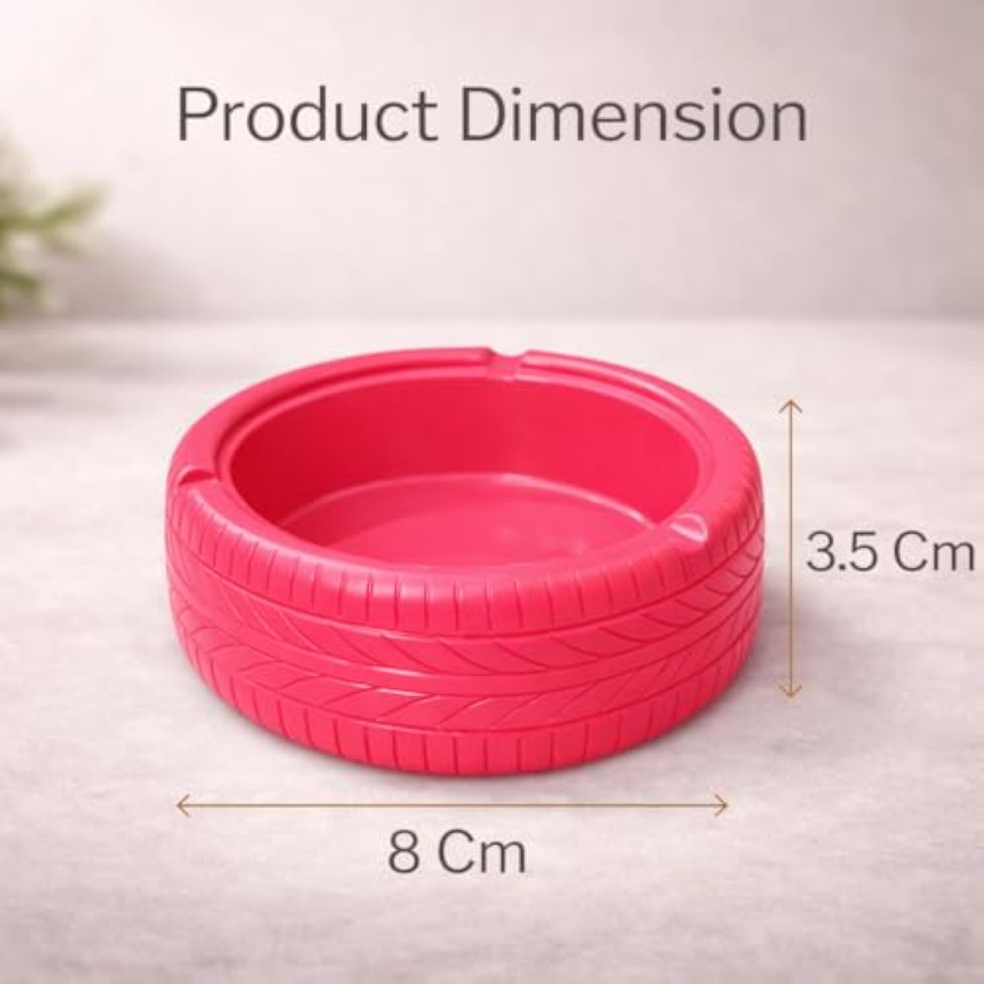 Tyre Design Ceramic Ashtray for Home & Office