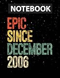 fun epic since december 2006 14th 14 year old journal line - flower paperback cover - letter size - 130 pages