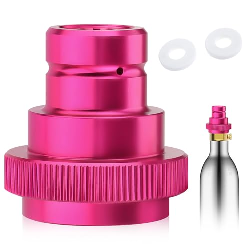 VMUTGA CO2 Quick-Adapter, Schnelladapter für CO2 Soda kompatibel mit Duo/Art/Terra Sprudelwasserbereiter, Sodastream Adapter 425g Zylinder 60L Trapezgewinde TR21-4