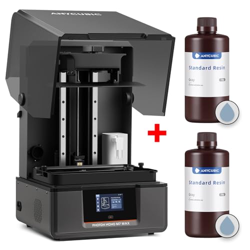 ANYCUBIC ANYCUBIC Photon Mono M7 MAX and Standard 3D Printer Resin (Grey, 2KG), Resin 3D Printer Bundles