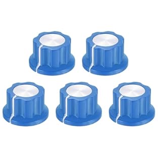 Great replacement for guitar amps and pedals. Widely use for guitar effect pedal knobs, amplifier control knobs, guitar parts accessories, and for controlling the effect of a variety of functions, such as level, speed, voice, etc. Material: plastic; ...