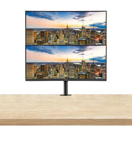 Image of Asus ProArt PA34VCNV 34-inch Curved 1440P UW-QHD Professional Monitor, 2-Pack Bundle with USB-C 96W PD, Daisy Chain DisplayPort, HDMI, USB Hub, Integrated Speakers and Desk Mount Dual Monitor Stand