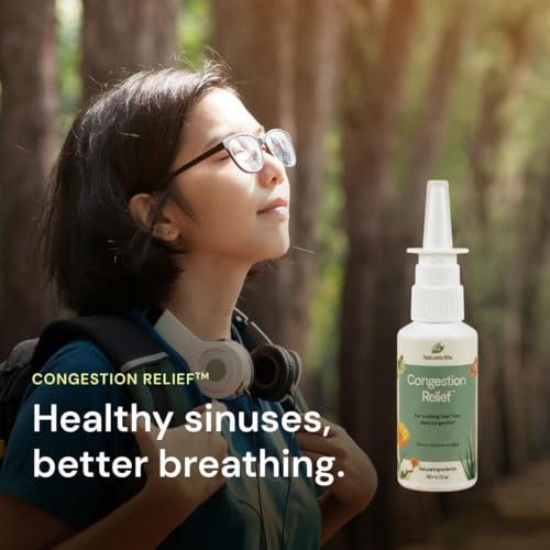 Nature's Rite Nasal Spray Decongestant, Congestion Relief, 1.5 oz. (45 mL), Portable, All Natural Sinus Nose Spray, Non-Addictive Sinus Relief for Allergy & Pollution Irritation - Image 2