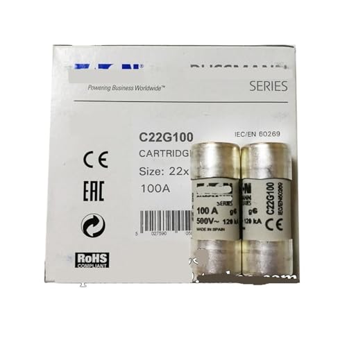 Fusibles C22G100 100A 500V 22x58mm gL pour cartouche industrielle