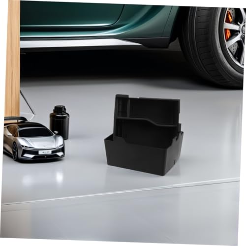 Organiseur de console centrale de voiture à compartiments amovibles anti-vibration