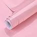 Produktbild 0,61x5,5M PVC Selbstklebend Möbel Klebefolie küchenschrank Aufkleber schrankfolie schlafzimmer wand tapeten roller küche folieren Rosa mit Kostenloses Zubehör Schaber