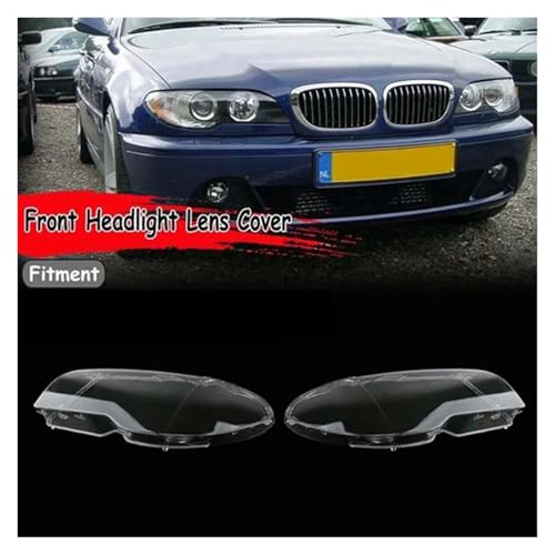 Cubierta de faro derecho BMW E46 Serie 3 Coupé 2003-2006 pantalla transparente PC 2