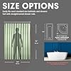 Hereisa PEVA Shower Curtain Sage Green 3G Lightweight, 72
