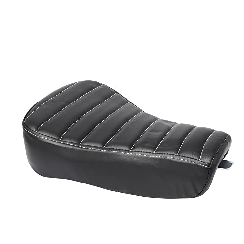 Housse siège conducteur moto PU noir oreiller selle solo Sportster 1200 883 48 72