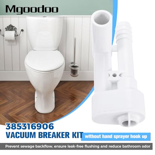 Image of 385316906 Vacuum Breaker Kit, RV Toilet Vacuum Breaker Kit for Dometic Sealand VacuF Lush Traveler Toilets Without Handle Sprayer Hook Up