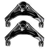Detroit Axle - Both (2) Brand New Complete Control Arm & Ball Joint Assembly - Position: Front Upper Driver & Passenger Side - [8-Lug Wheel Only]