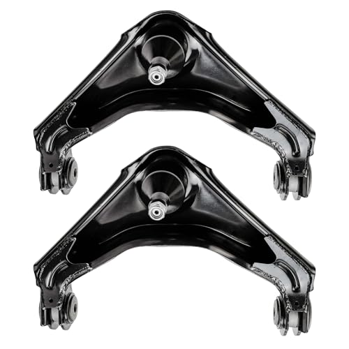 Detroit Axle - Front Upper Control Arms w/Ball Joints for GMC Chevy Silverado Sierra 1500 2500 3500 HD Suburban Yukon XL Avalanche 2500 Hummer H2, 2 Upper Control Arms w/Ball Joints Replacement