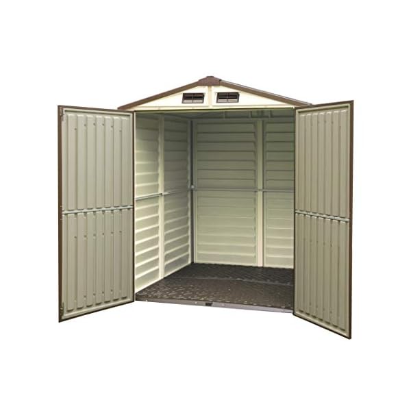 Duramax StoreMate 6' x 6' V2.01 Schuppen – Beige & Braun – Bild 6