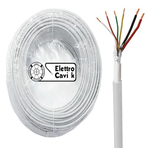 ® ELETTRO CAVI K - CAVO ALLARME SCHERMATO 2x0,50+4x0,22 MM²