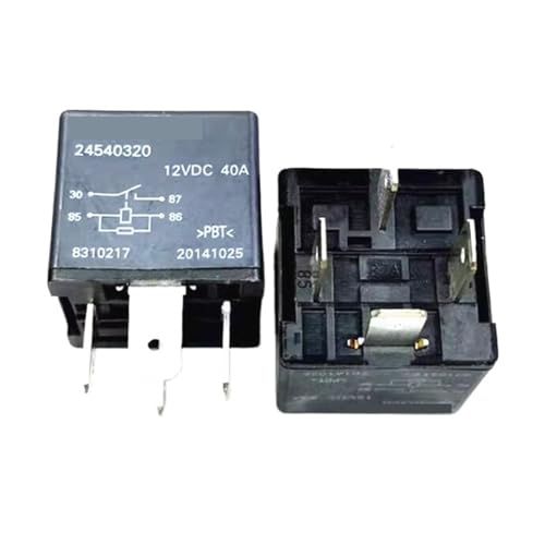 Relais 12V 40A 4 broches 24540320 pour commutation électrique continue