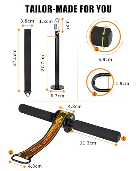 Hikeen Forearm Wrist Roller Trainer Arm Wrestling Training Belt Kit, Arm Strength Training Fitness Equipment Forearm Wrist Straps for Muscle Strength Training at Home, in The Gym or Outdoors