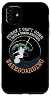 Hülle für iPhone 11 Wakeboarding Lustige Wakeboard Geschenkidee Slogan