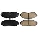 Centric 105.1089 Posi-Quiet Ceramic Brake Pad with Shims