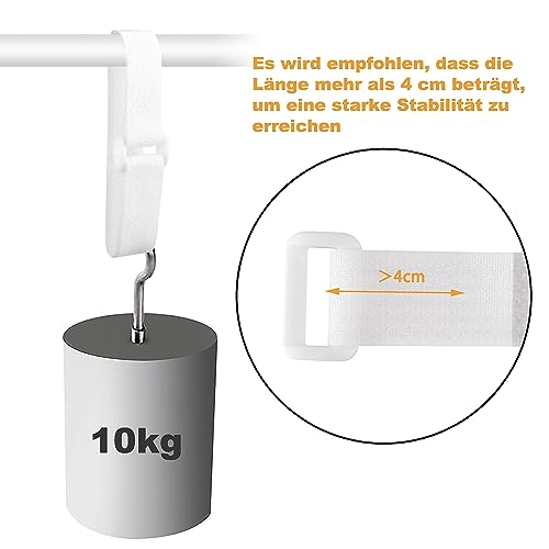 image for WSZJINB 32Ft x 0.8In adjustable Cable Straps with Buckles, Free Cut Le