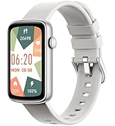 SHANG WING Smartwatch Damen Fitnessuhr Schmal Fitness Tracker Schrittzähler Uhr mit Pulsuhr SpO2 ...