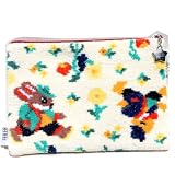 フェイラー ポーチ レッツプレイタグ アイボリー LPT-232023 LET'S PLAY TAG 13.5cm×19.5cm
