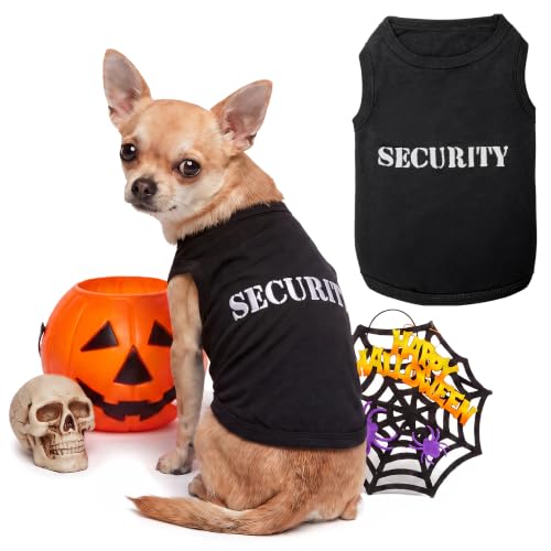 Parisian Pet Dog Halloween Costume - Security Halloween Shirt for Dogs