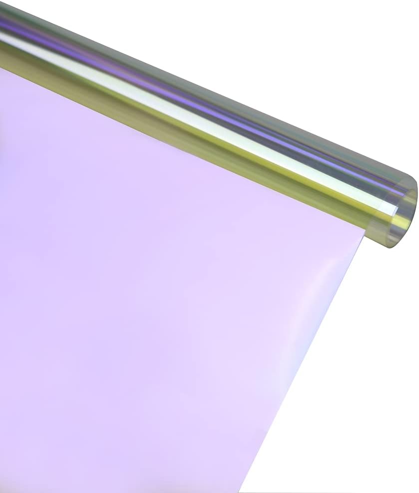 HOHOFILM 83% VLT Chameleon Window Tint Film for Cars Vehicle Front Windshield Glass Heat Reduction UV Block Protection Film (20in x 118in(for Side Window))