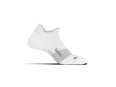 Feetures Merino 10 Cushion No Show Tab No Show Socks Shoes White 1 : SM (US Women