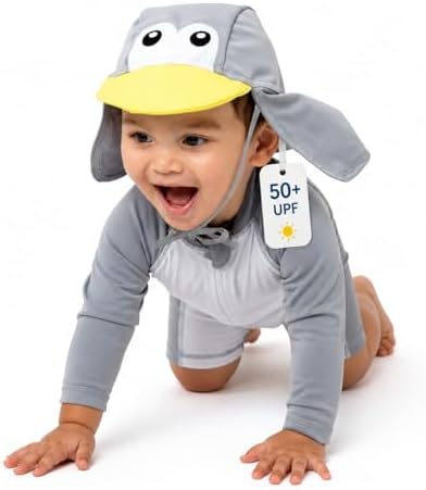 Cuddle Club baby-boys Sunsuit Rash Guard Set