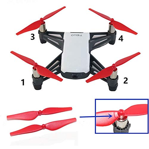 4 Hélices Démontage Rapide (2CW & 2CCW) pour DJI TELLO - BLANC - Maison Du Drone 4 Hélices Démontage Rapide (2CW & 2CCW) pour DJI TELLO - BLANC - Maison Du Drone