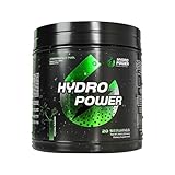 Hydro Power Endurance Fuel High Carb Supplement - Maximize Endurance & Performance with Superior Electrolytes & Calories Mix - Vegan, Non-GMO, & Gluten Free - Green Apple Flavor, 20 Serving