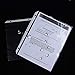 Arae Clear Sheet Protectors for 3 Ring Binder 8.5 x 11 inch Heavy Duty Plastic Sleeves Reinforced Holes, 50 Pack