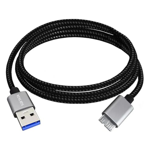 Cable de datos USB 3.0 Micro B de 0.29 m miniatura 3