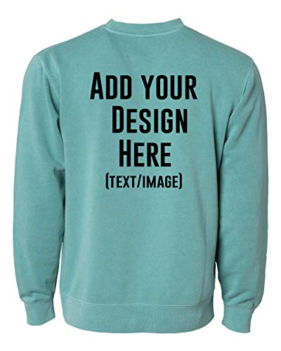 Independent Trading Co. Pigment-Dyed Crewneck Sweatshirt L Pigment Alpine Green2