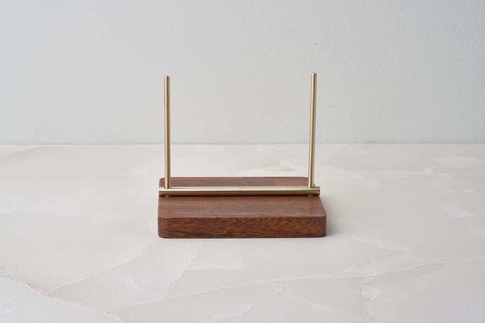 Servilletero de latón hecho a mano, dispensador de servilletas cuadrado de madera con soporte de latón para el hogar, cocina, oficina, restaurante, hotel, cafetería, al aire libre, regalo