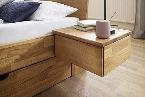 Preisvergleich Produktbild Main Möbel Nachttischset 2-Stück 'Meran' Wildeiche geölt